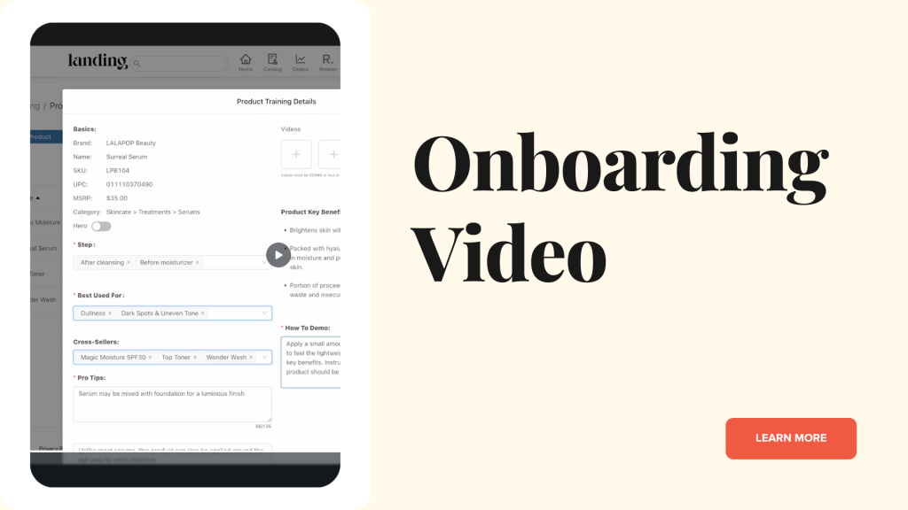 onboarding video